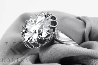 Zircon Sterling silver 925 Ring Vintage Jewlery vrc035s